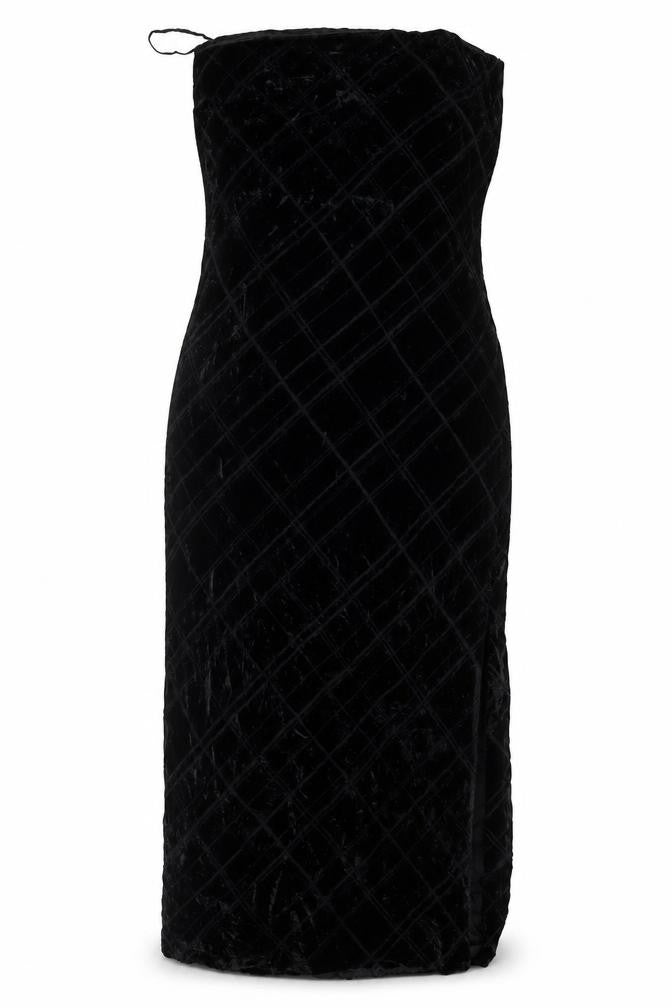 Brooks Brothers Women’s Black Velvet Sheath Dress Size 14 Formal