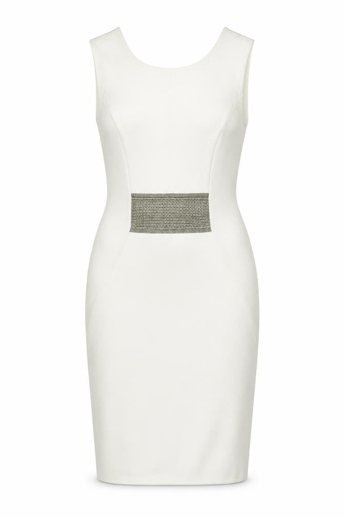 Miss Selfridge Women’s White Petite Bodycon Dress Size 10