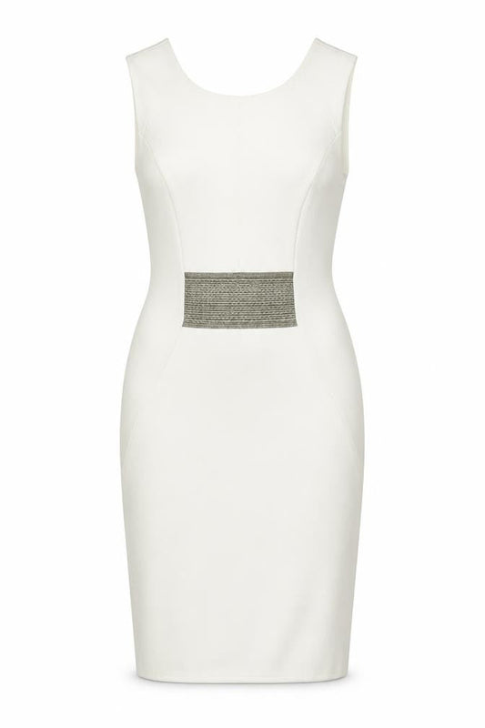 Miss Selfridge Women’s White Petite Bodycon Dress Size 10