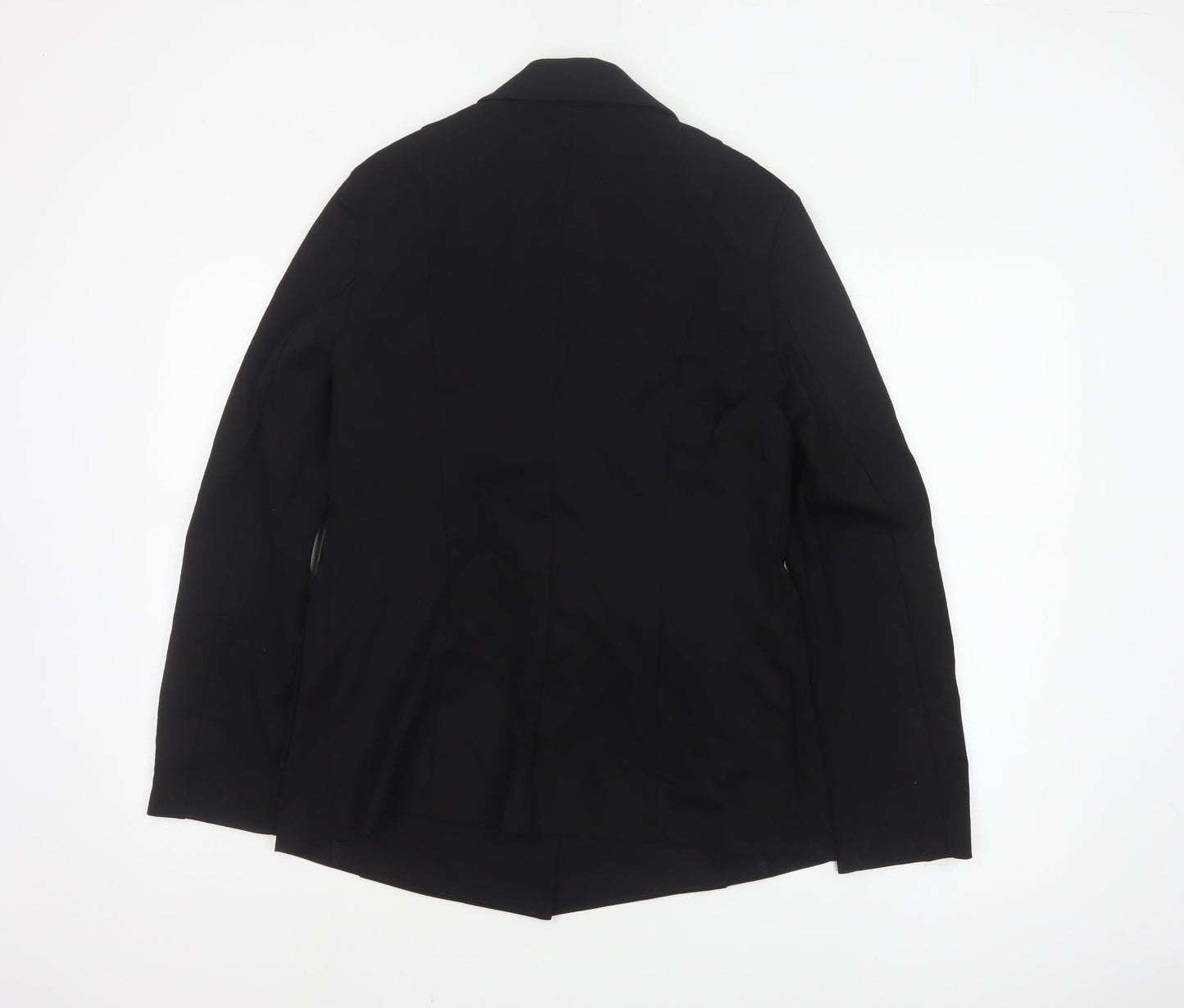 United Colors of Benetton Women Black UK 12 Classic Blazer Jacket