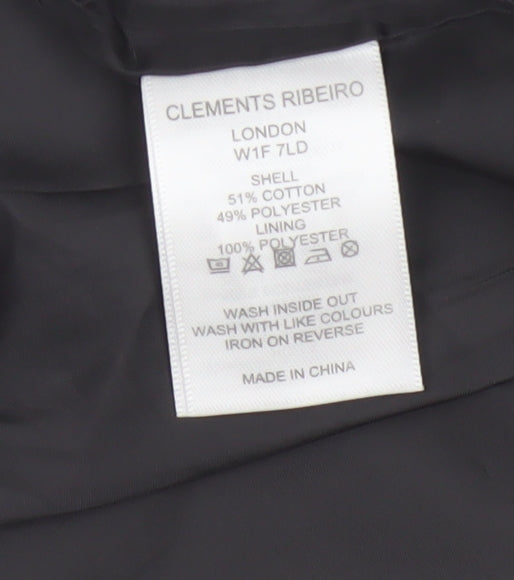Clements Ribeiro Women’s Blue Striped Pencil Skirt Size 14