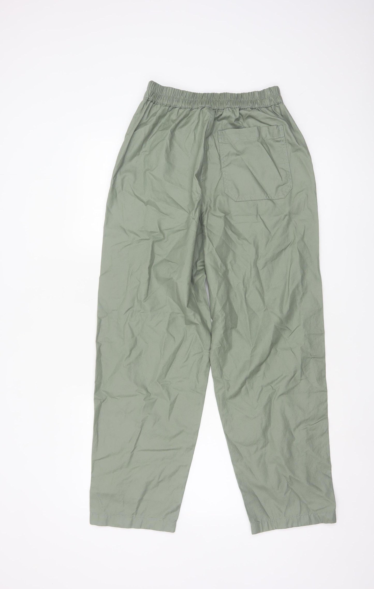 Marks and Spencer Women Green Size 6 Cargo Cotton Trousers