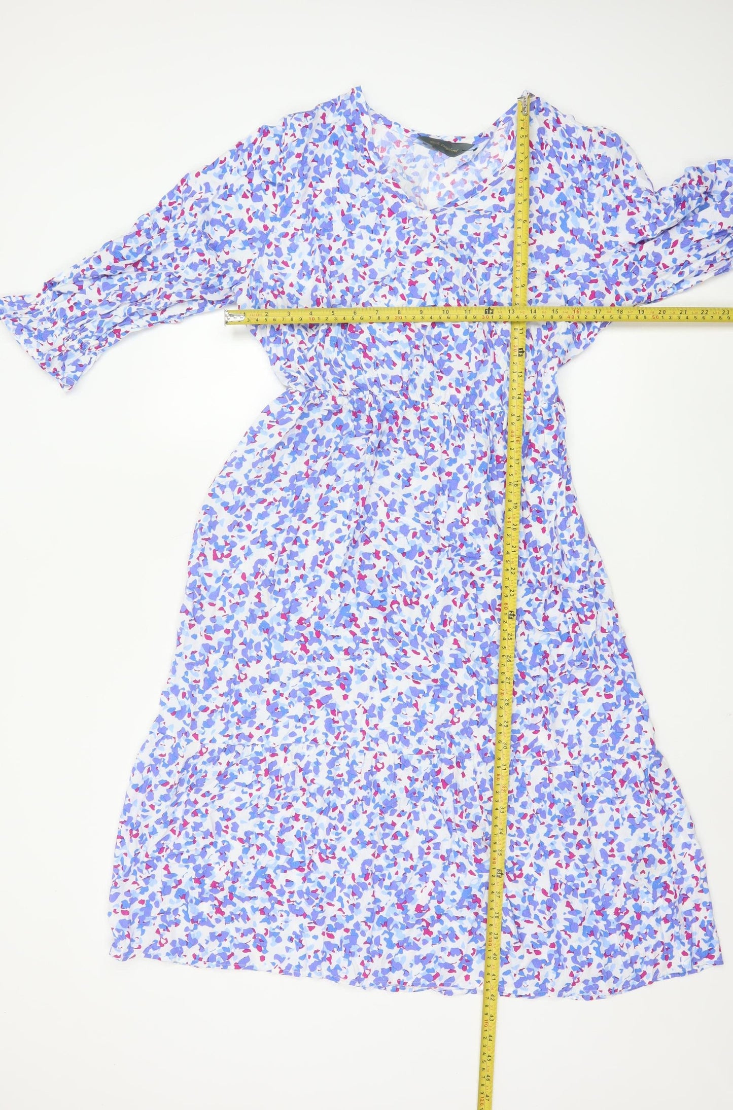Ruth Langsford Women’s Multicoloured Floral Midi A-Line Dress UK 12P