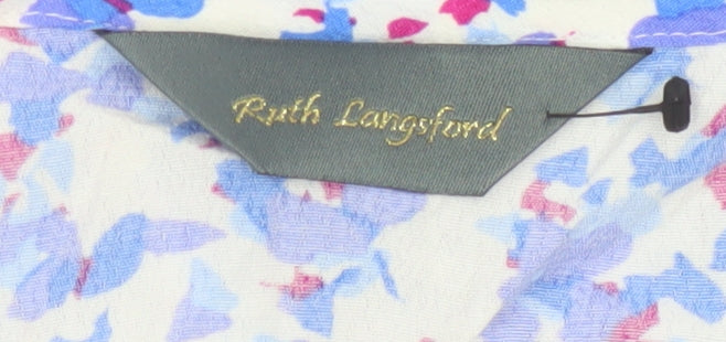 Ruth Langsford Women’s Multicoloured Floral Midi A-Line Dress UK 12P