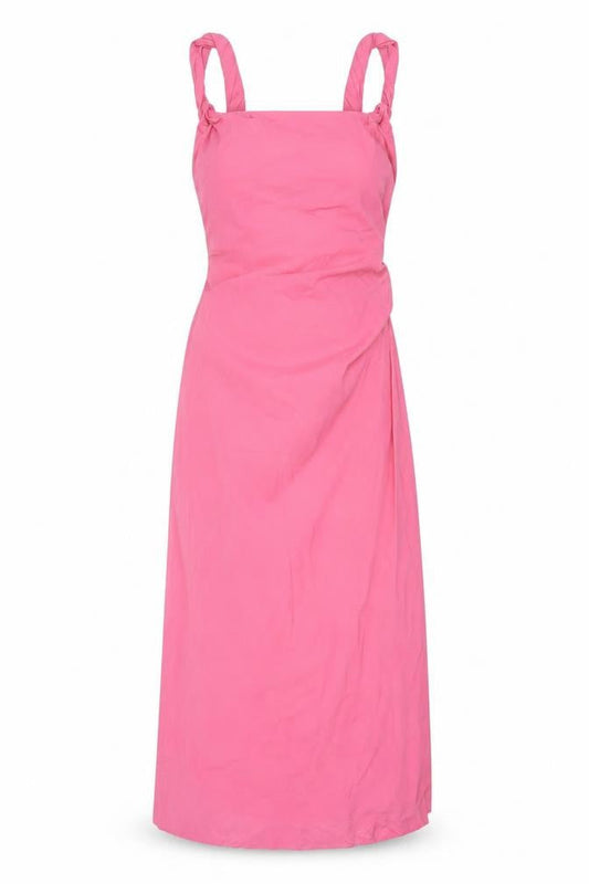 Zara Women Pink Size 8 Bodycon Midi Dress Sleeveless Stretch