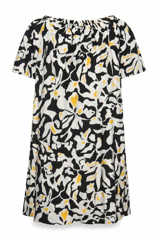 Marks and Spencer Women’s Multicoloured Cotton Off Shoulder Shift Dress Size 12