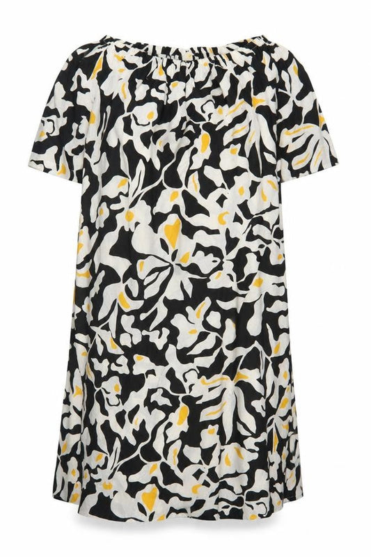 Marks and Spencer Women’s Multicoloured Cotton Off Shoulder Shift Dress Size 12