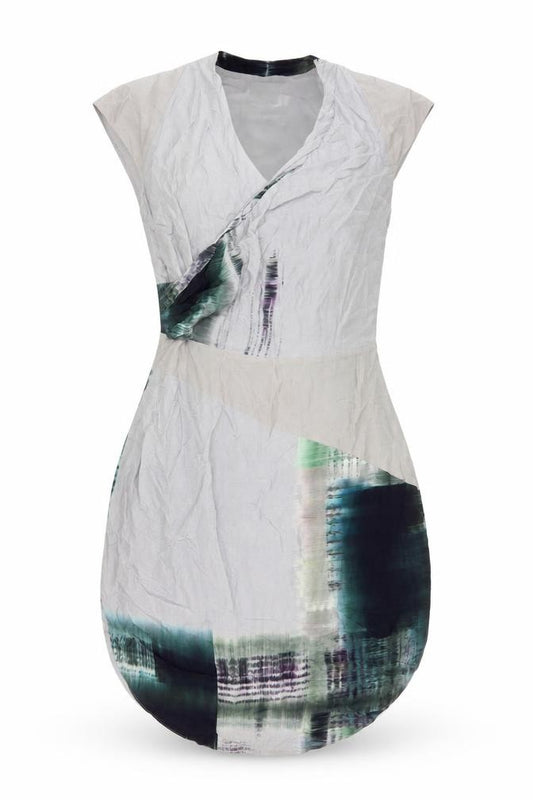 Reiss Women's Multicoloured Viscose Sheath Dress Size 10