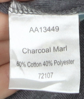 Cotton Traders Women’s Grey Roll Neck Long Sleeve T-Shirt Size 18