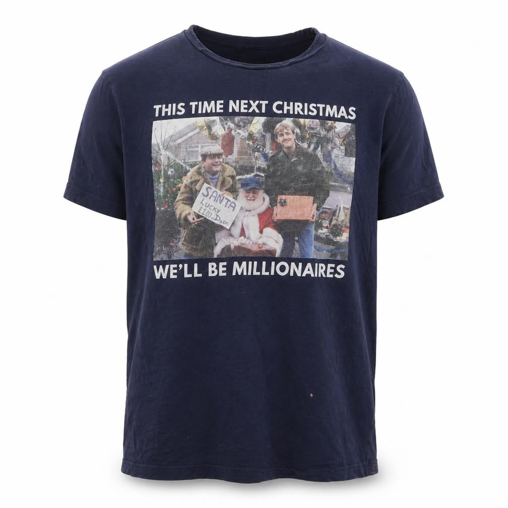 Only Fools and Horses Men's Navy Christmas Graphic T-Shirt M