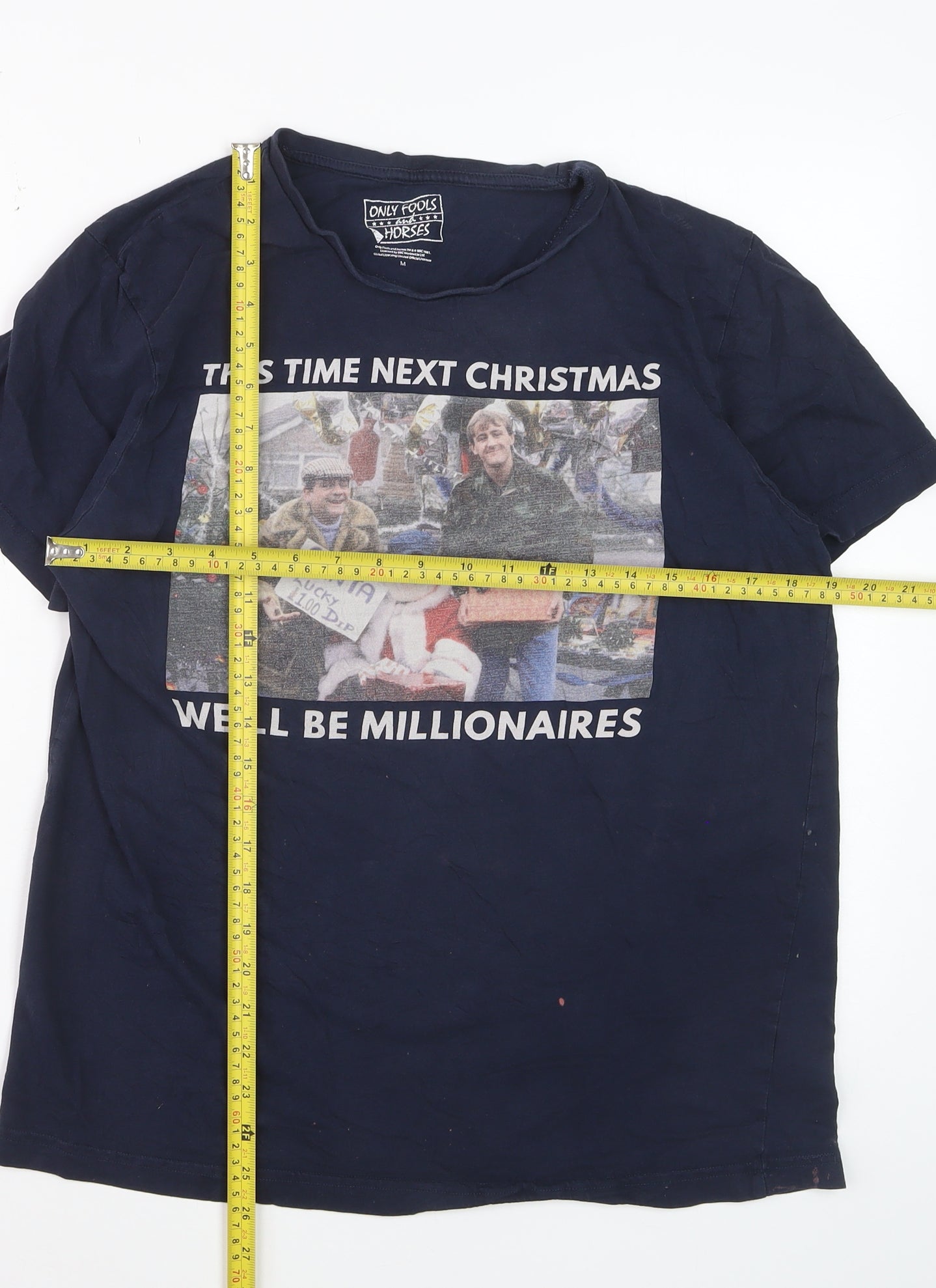 Only Fools and Horses Men's Navy Christmas Graphic T-Shirt M