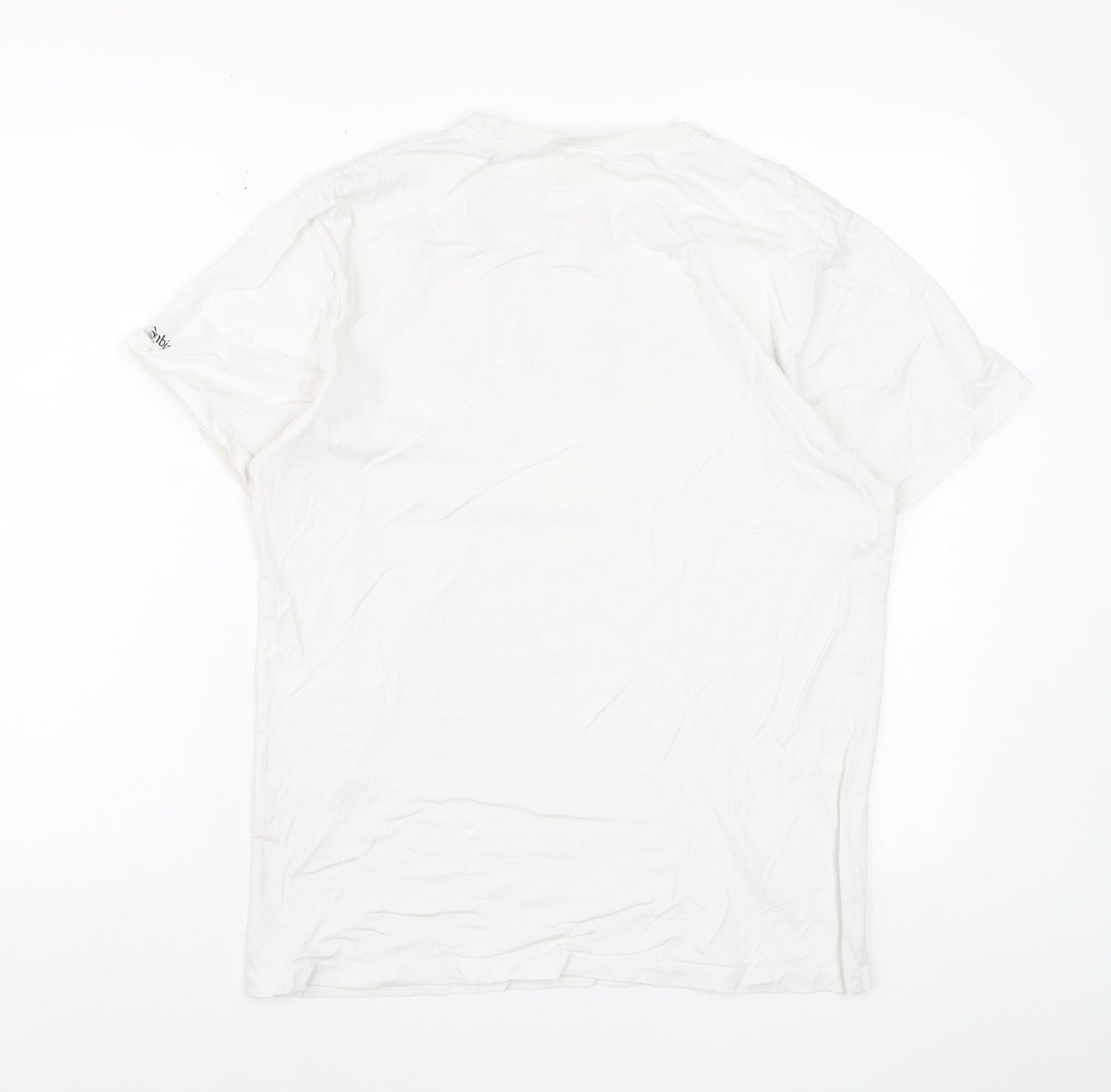 Columbia Sportswear Men's White Cotton Graphic T-Shirt Size S