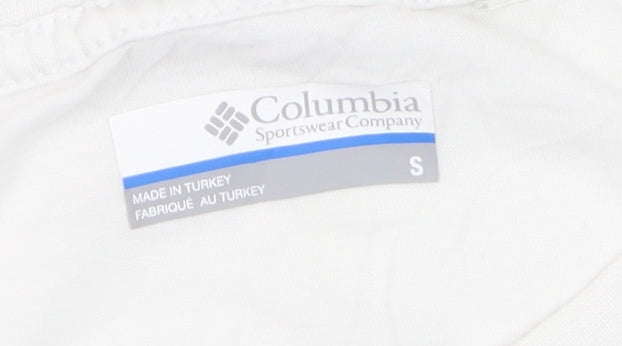 Columbia Sportswear Men's White Cotton Graphic T-Shirt Size S