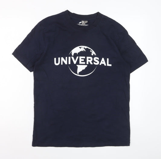 ASOS Men’s Navy Universal Studios Graphic Print T-Shirt Size M