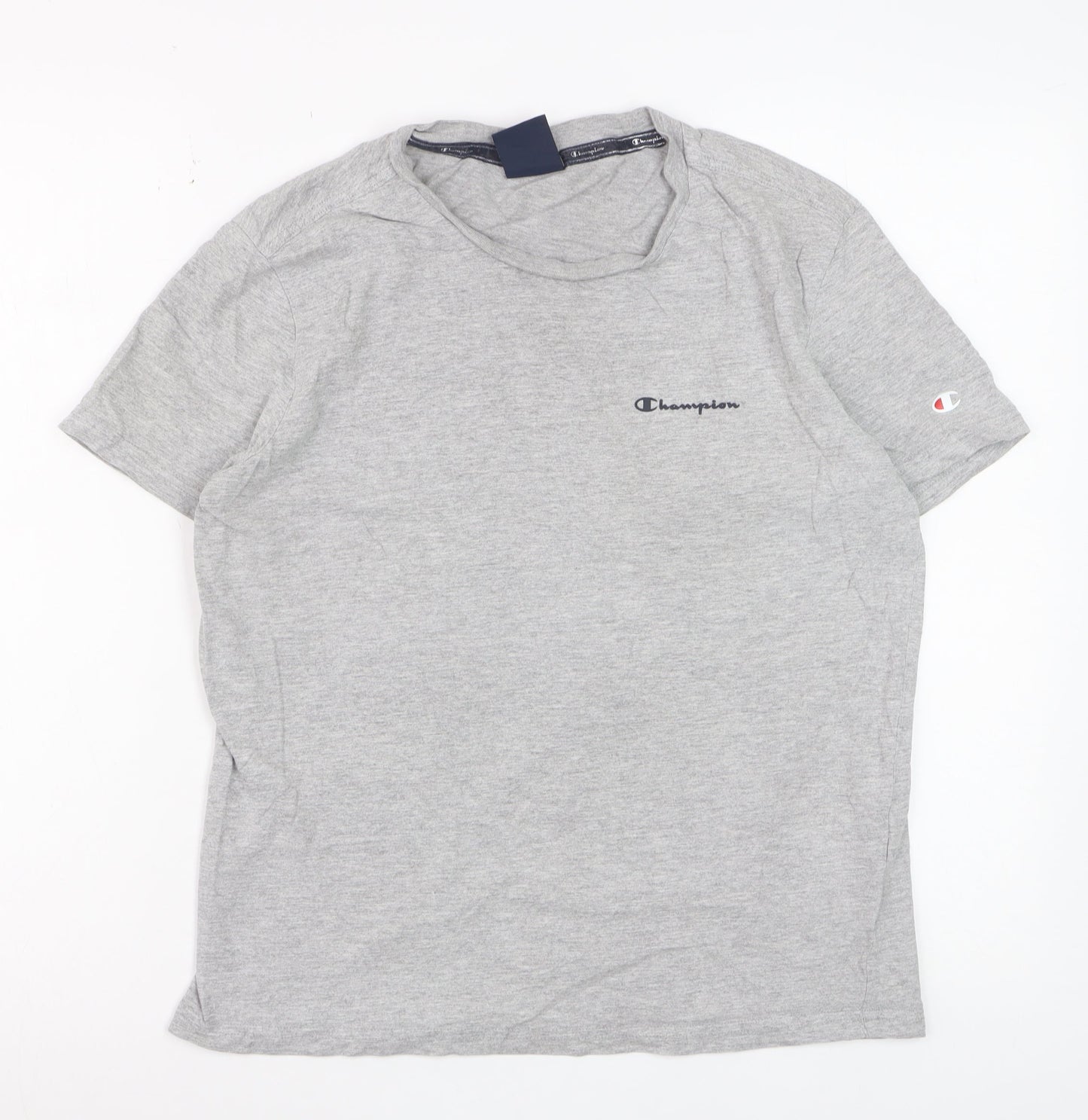 Champion Womens Grey XS Basic Crew Neck T-Shirt