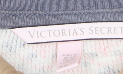 Victoria's Secret Women's Pink Fair Isle Long Sleeve Pyjama Top M