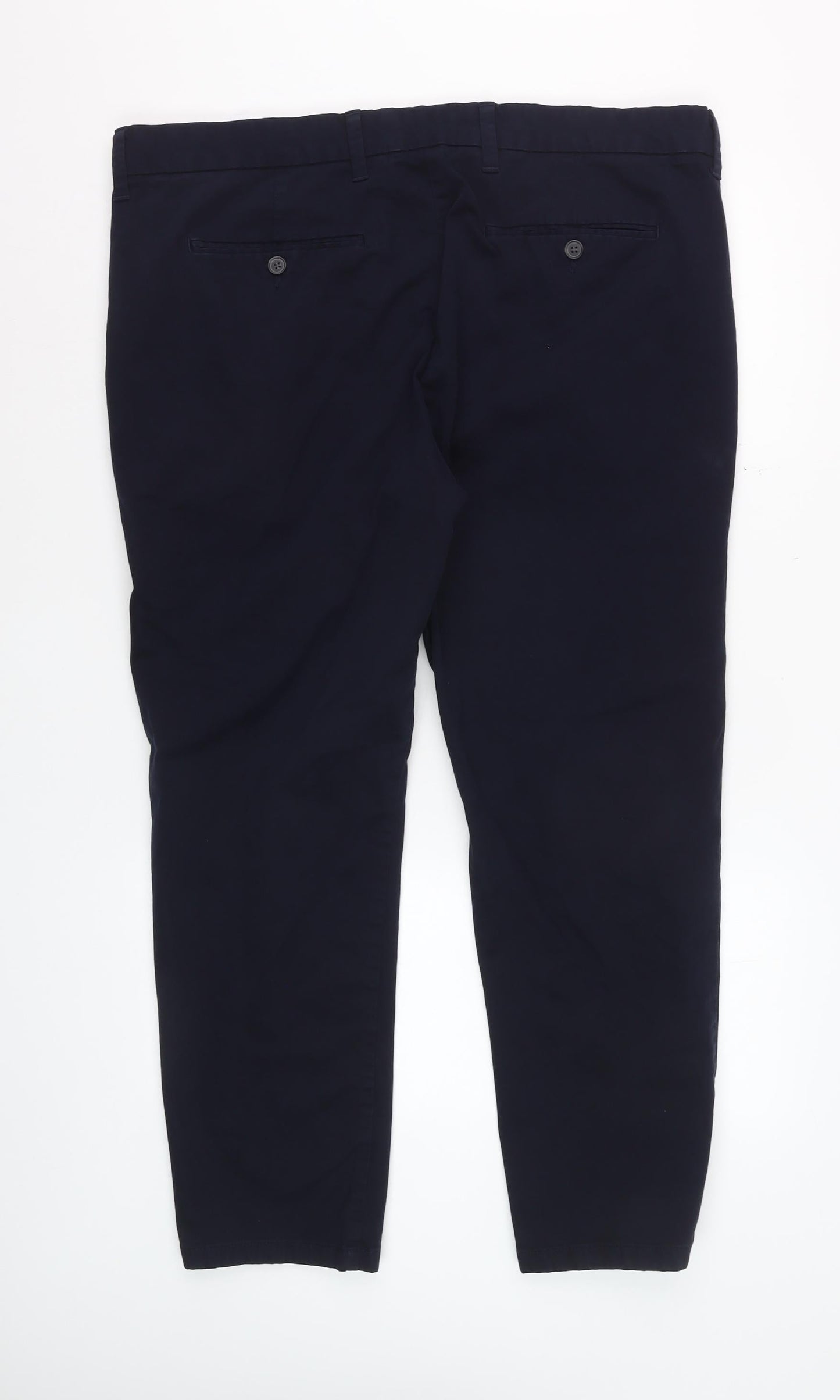 Marks and Spencer Men's Navy Slim Fit Jeans 40W 29L Cotton Stretch
