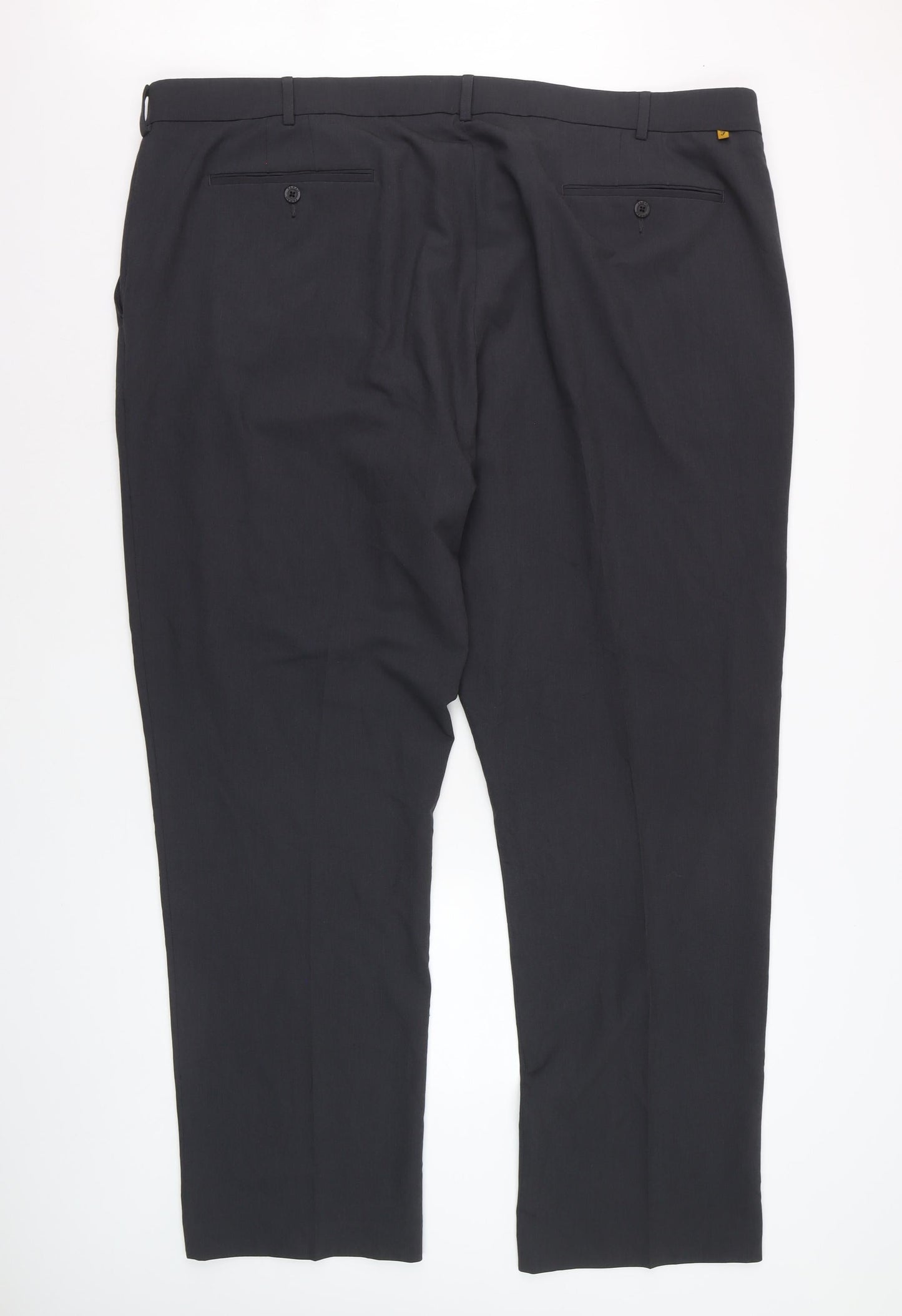 Farah Classic Men's Black 48x33 Stretch Smart Trousers