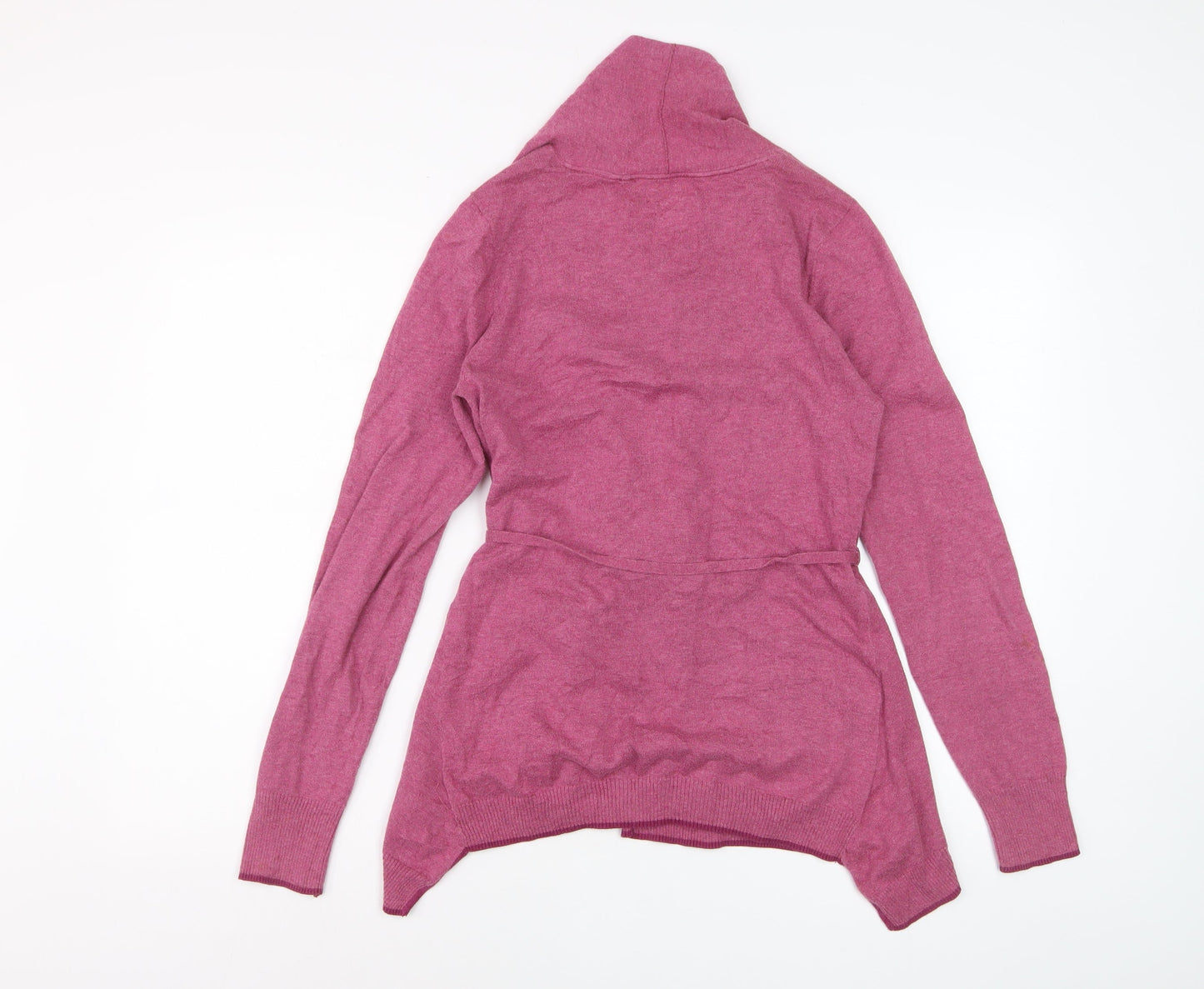 Fat Face Women’s Pink Cotton Belted Cardigan Size 12
