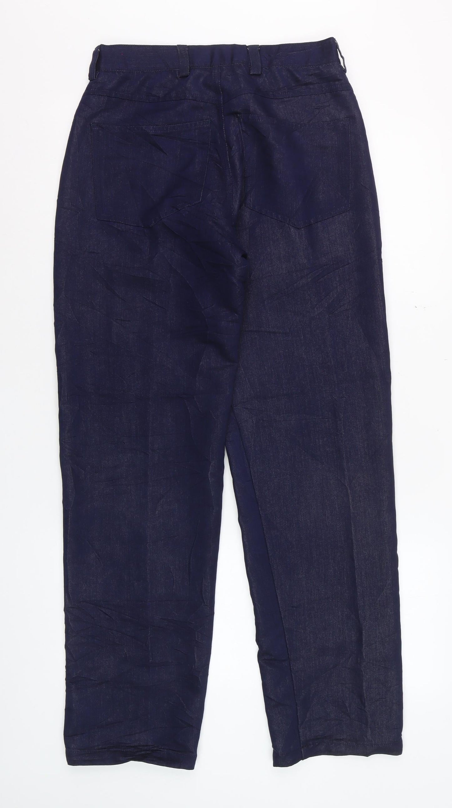 Clockhouse Women Blue 30/32 Chino Straight Leg Trousers