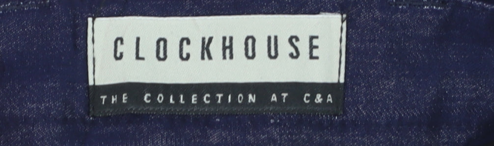 Clockhouse Women Blue 30/32 Chino Straight Leg Trousers