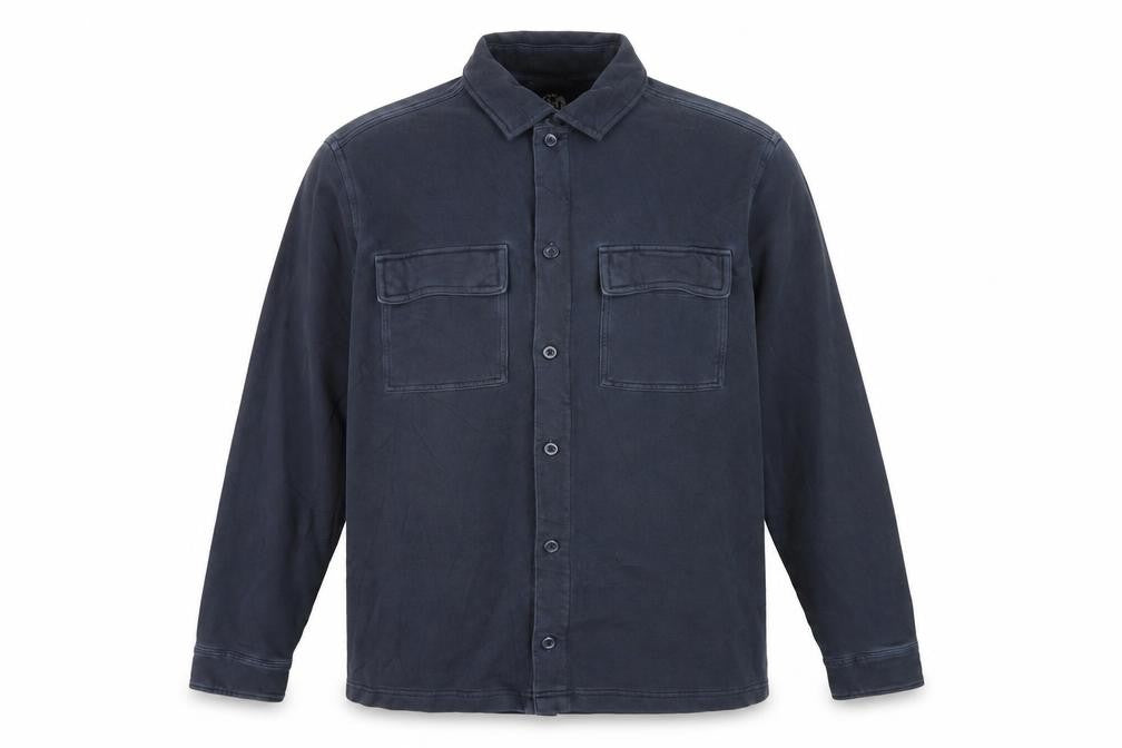 Marks & Spencer Men's Blue 2XL Long Sleeve Button-Up Casual Shirt