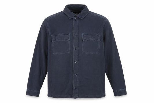 Marks & Spencer Men's Blue 2XL Long Sleeve Button-Up Casual Shirt