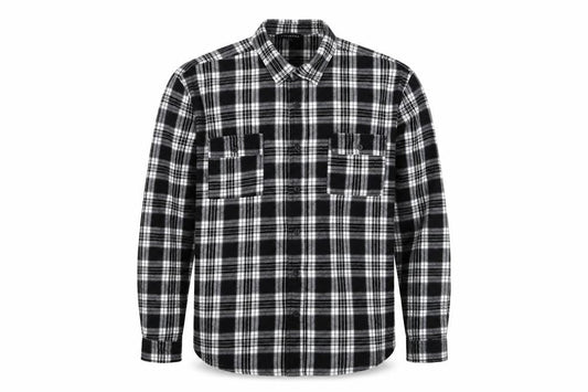 Peacocks Men's Black Check Flannel 2XL Long Sleeve Button-Up Shirt
