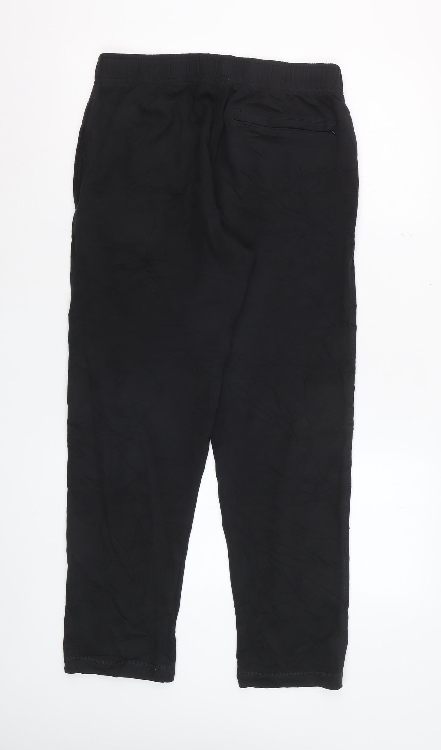 Marks and Spencer Men's Black L Jogger Trousers with Elastic Waist