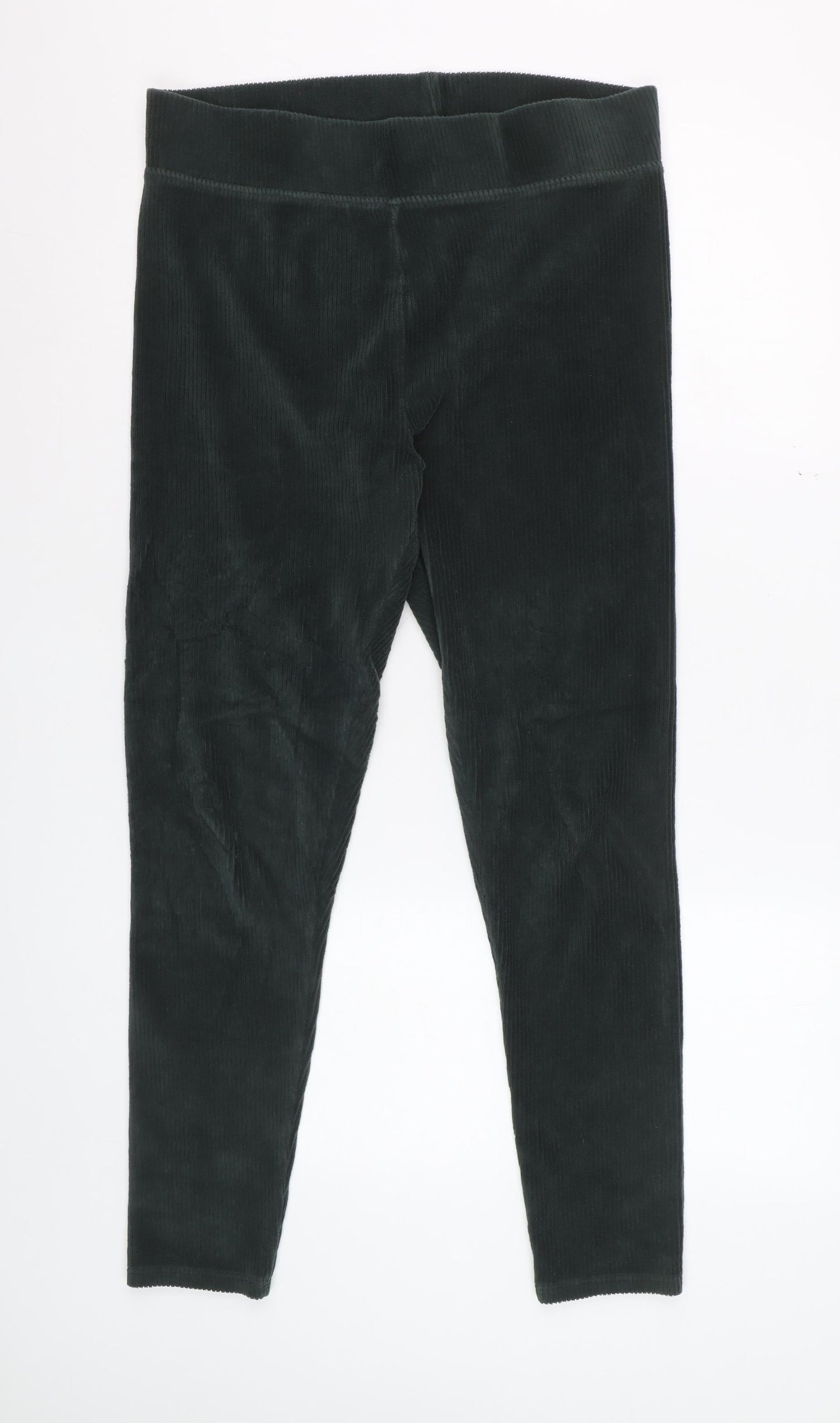 Marks and Spencer Women’s Dark Green Corduroy Leggings Size 14
