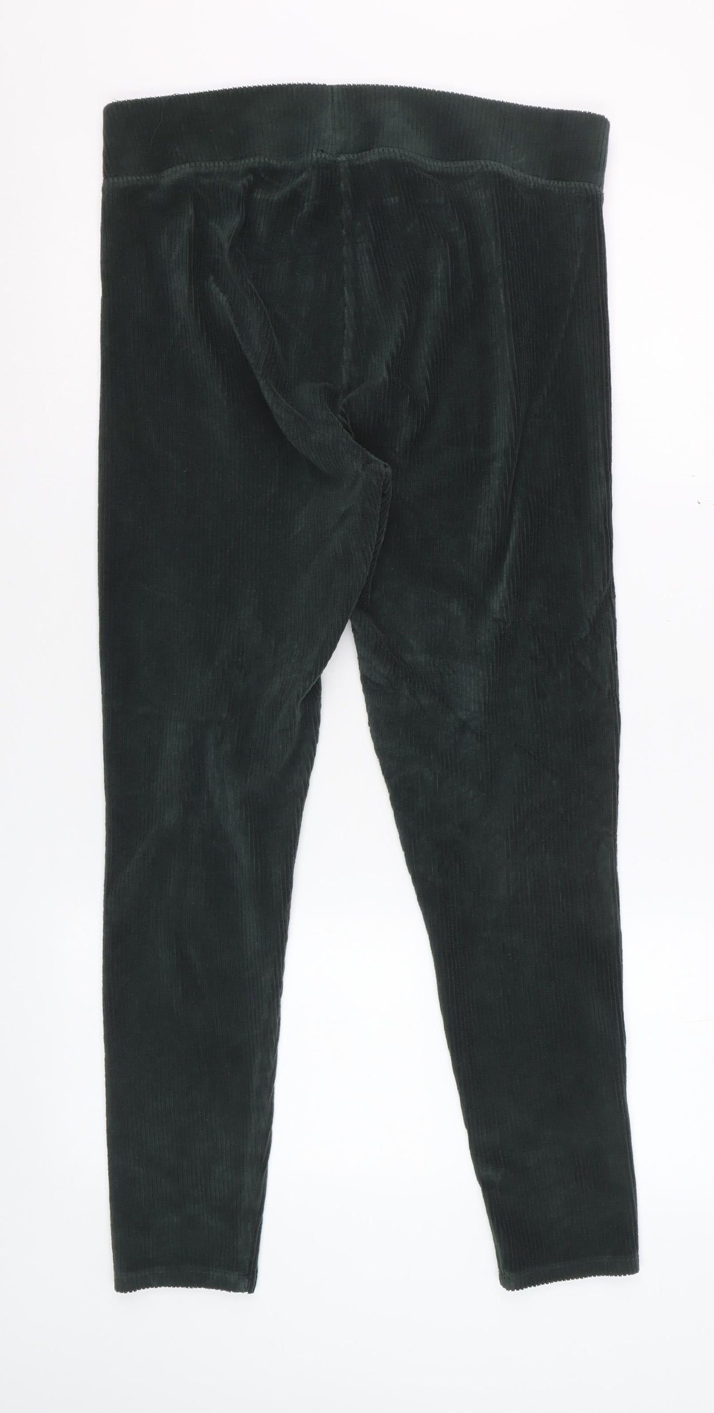 Marks and Spencer Women’s Dark Green Corduroy Leggings Size 14