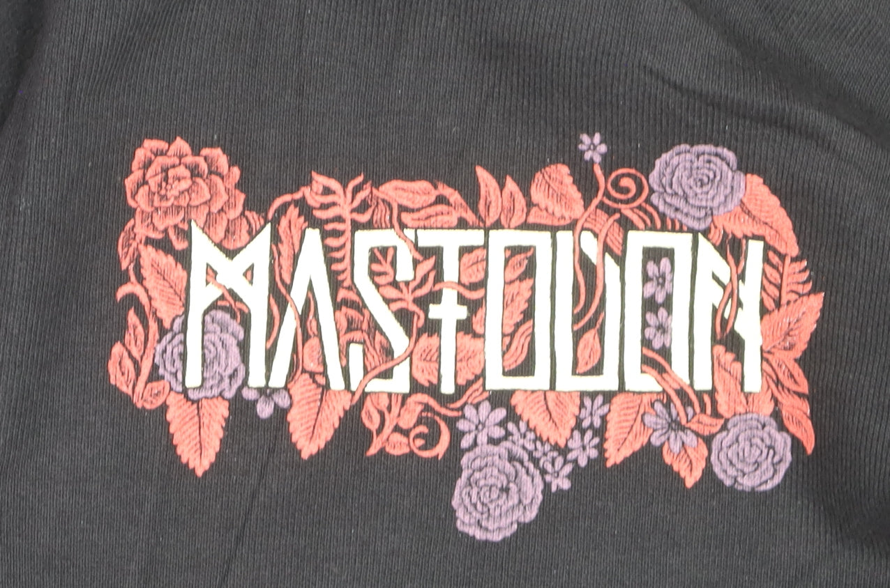 Mastodon Men's Black Full Zip Hoodie M Graphic Skull Design