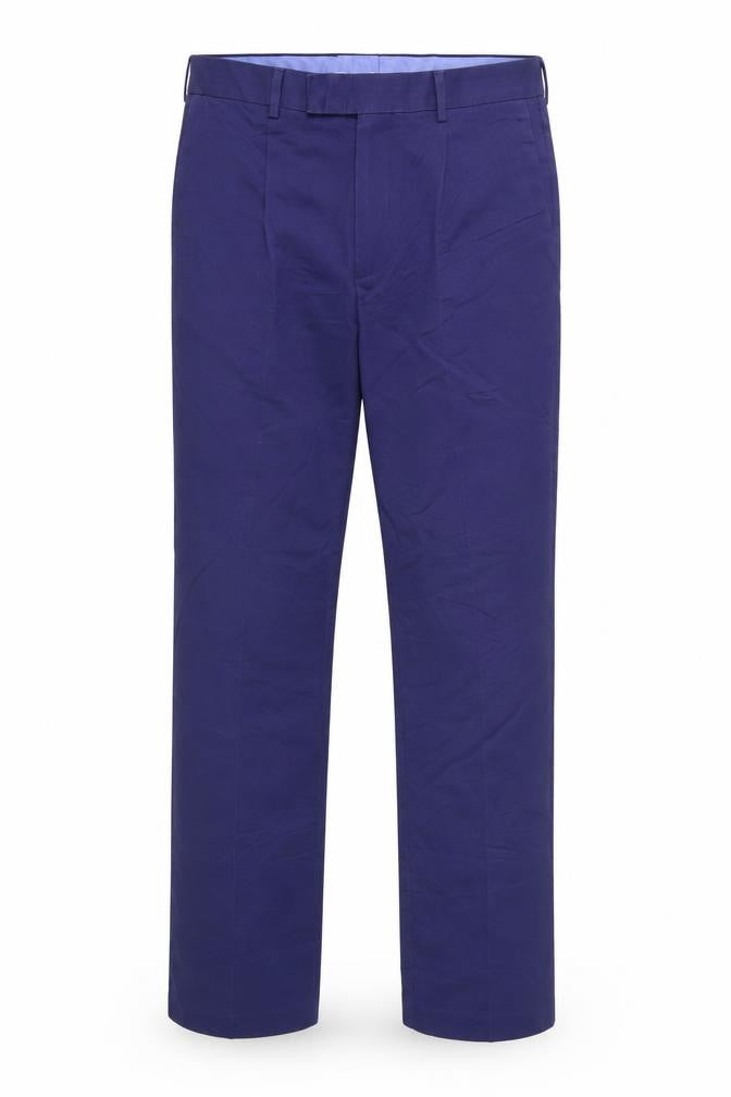 Charles Tyrwhitt Men's Blue Classic Fit Chino Trousers 32W 32L