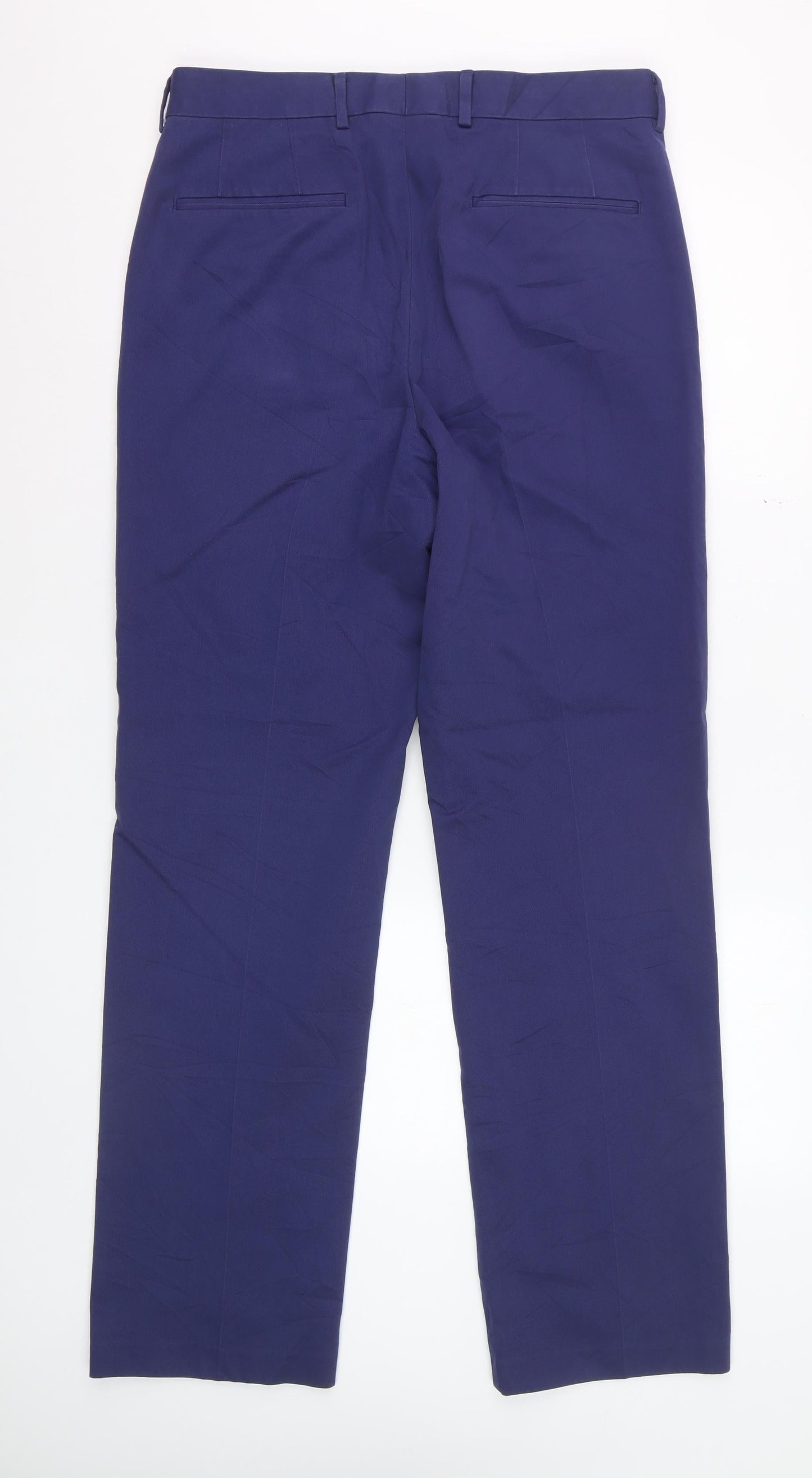 Charles Tyrwhitt Men's Blue Classic Fit Chino Trousers 32W 32L
