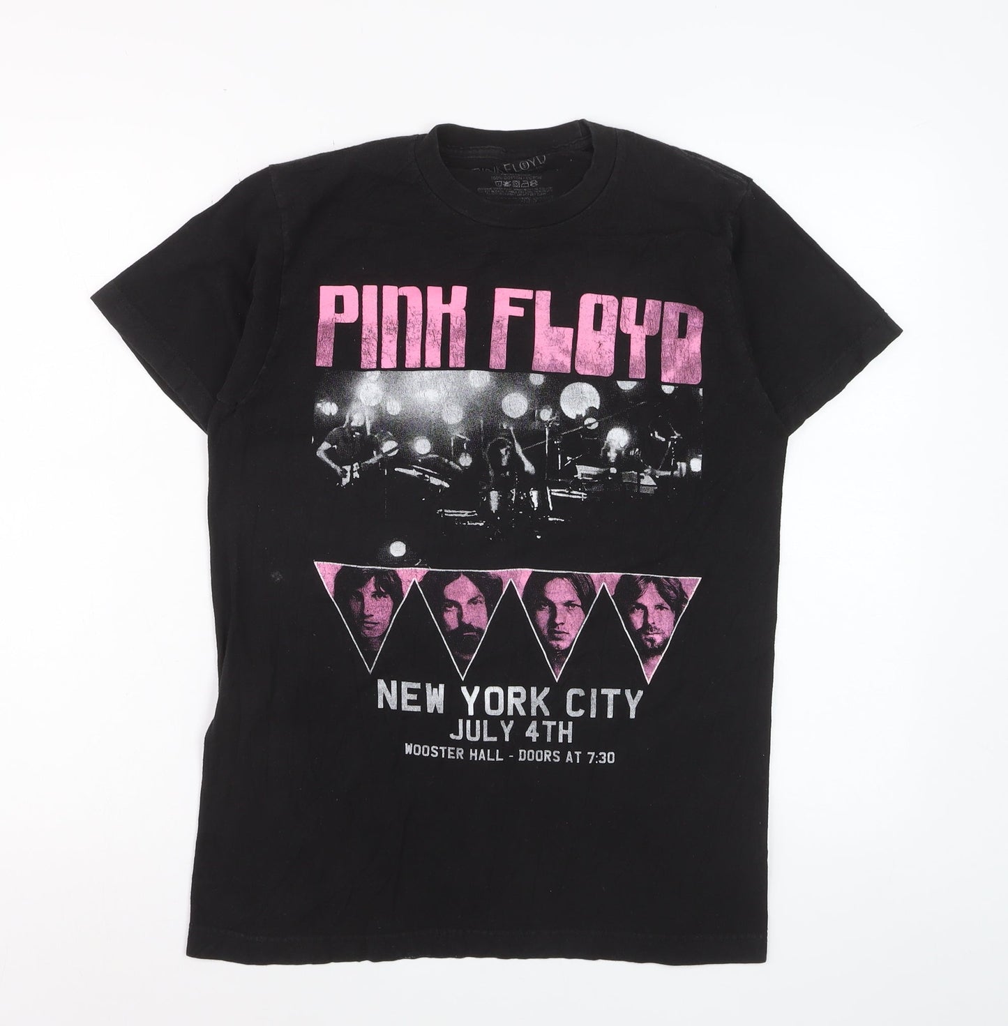 Pink Floyd Women's Black Graphic Rock T-Shirt Size S