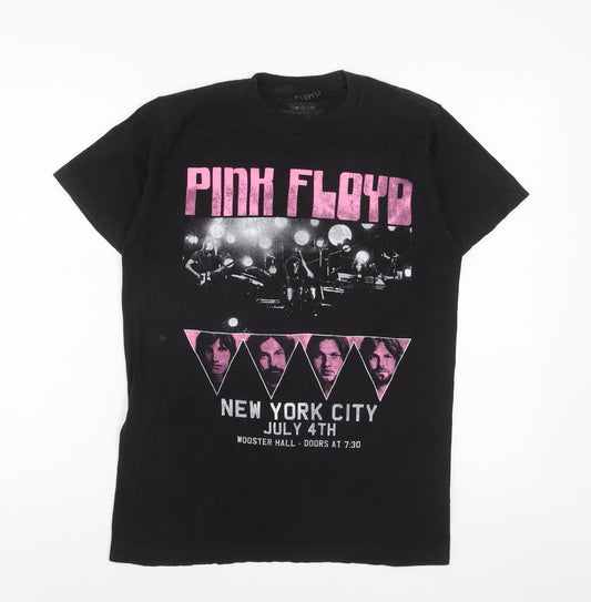 Pink Floyd Women's Black Graphic Rock T-Shirt Size S