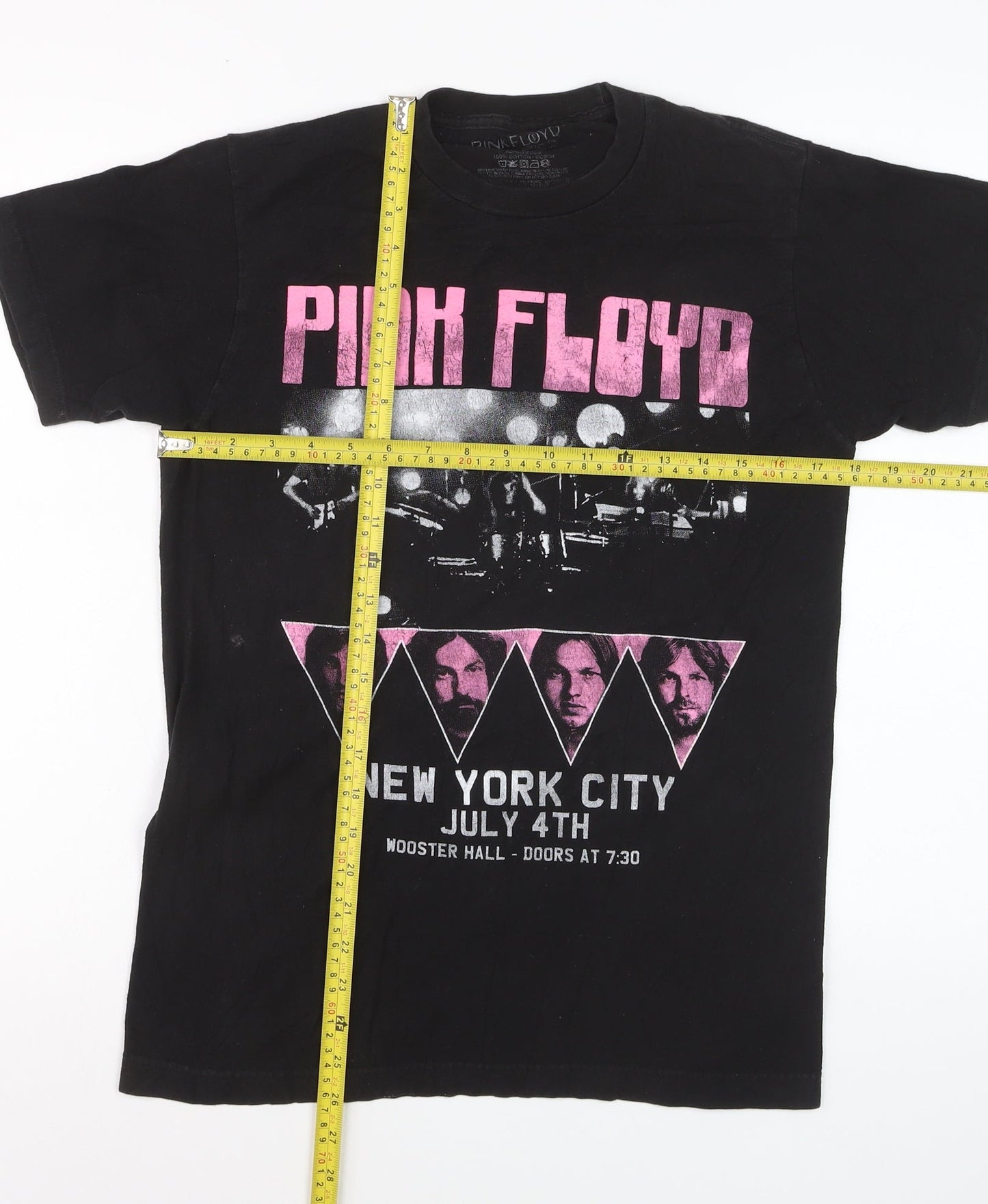 Pink Floyd Women's Black Graphic Rock T-Shirt Size S