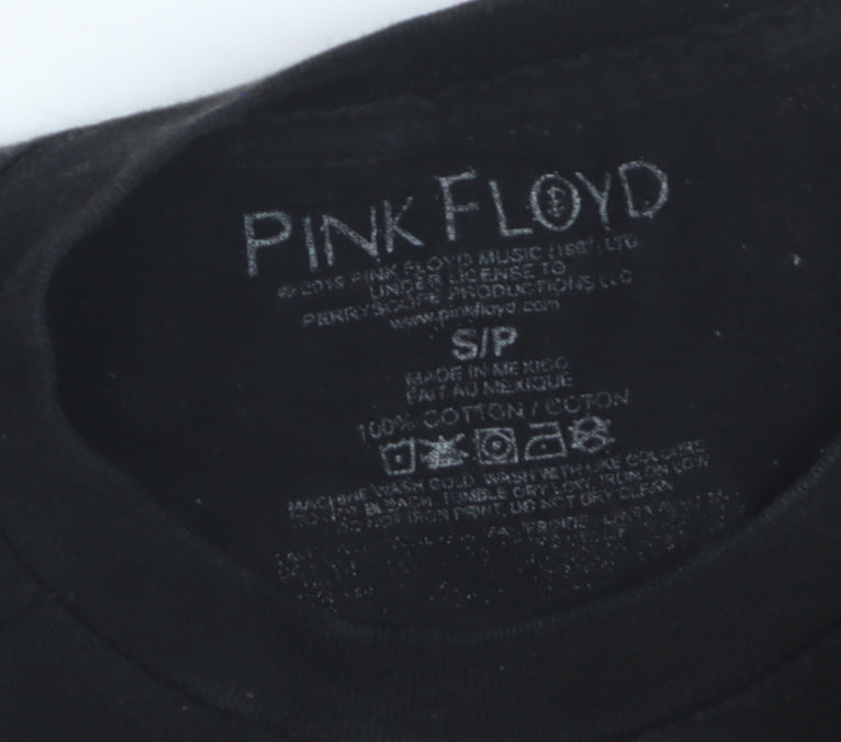 Pink Floyd Women's Black Graphic Rock T-Shirt Size S