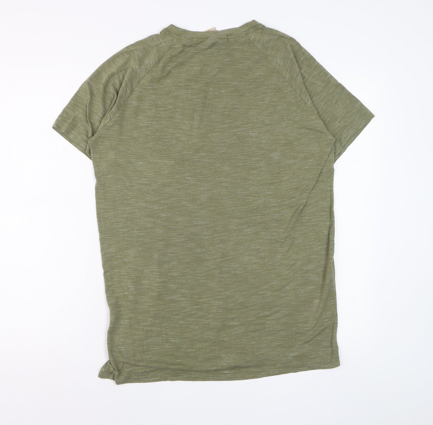 MyProtein Men's Green Athletic Fit Short Sleeve Training T-Shirt Size M