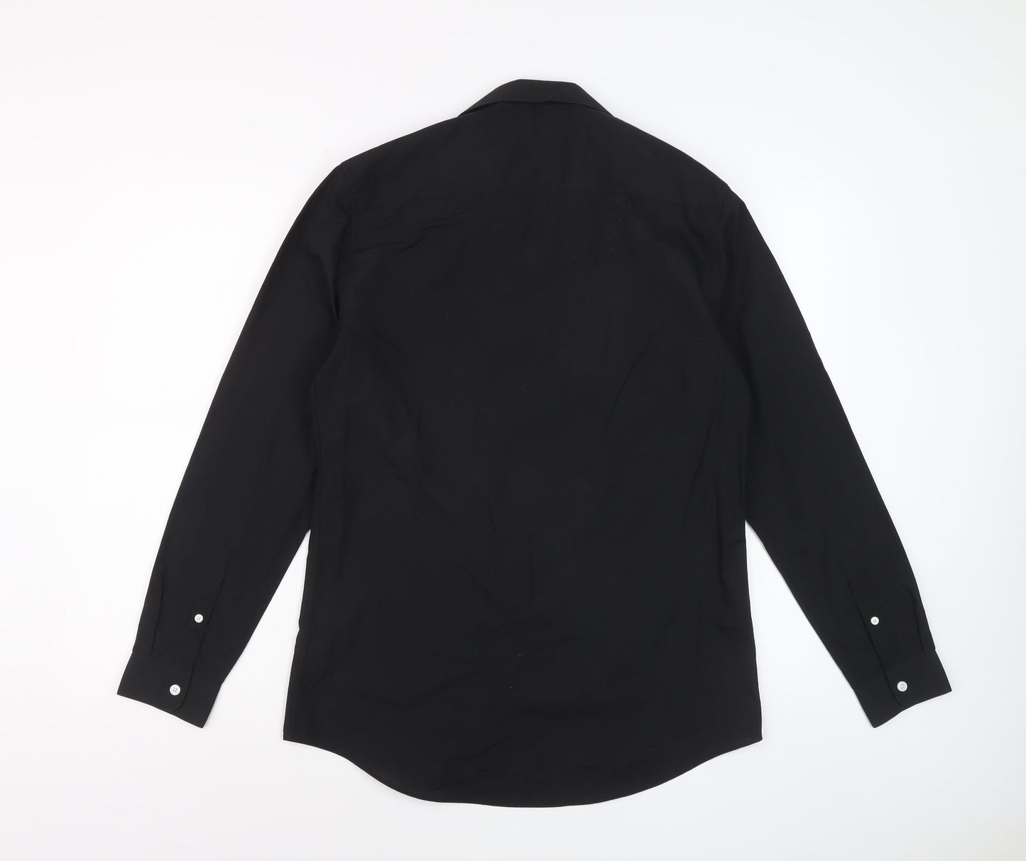 Topman Men’s Black Long Sleeve Formal Dress Shirt M