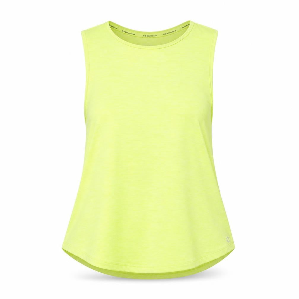 Marks & Spencer Goodmove Yellow Womens Size 10 Sleeveless Tank Top