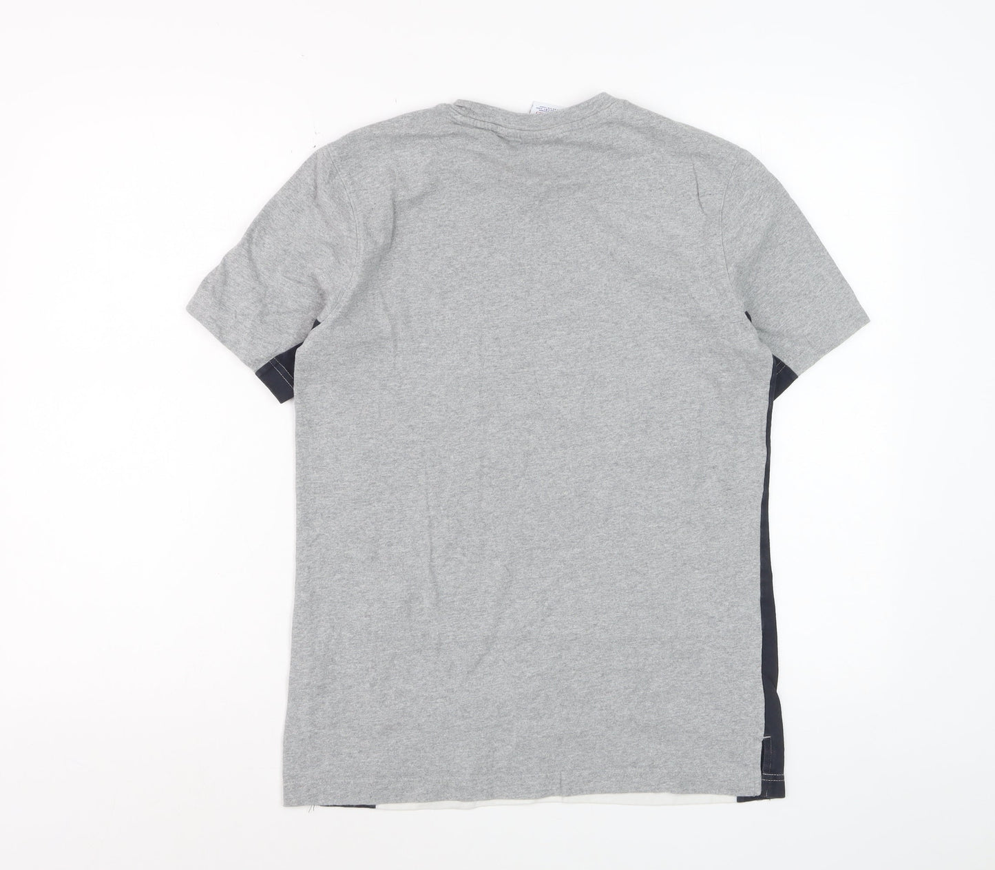 Champion Mens Grey Short Sleeve Crew Neck Cotton T-Shirt Small