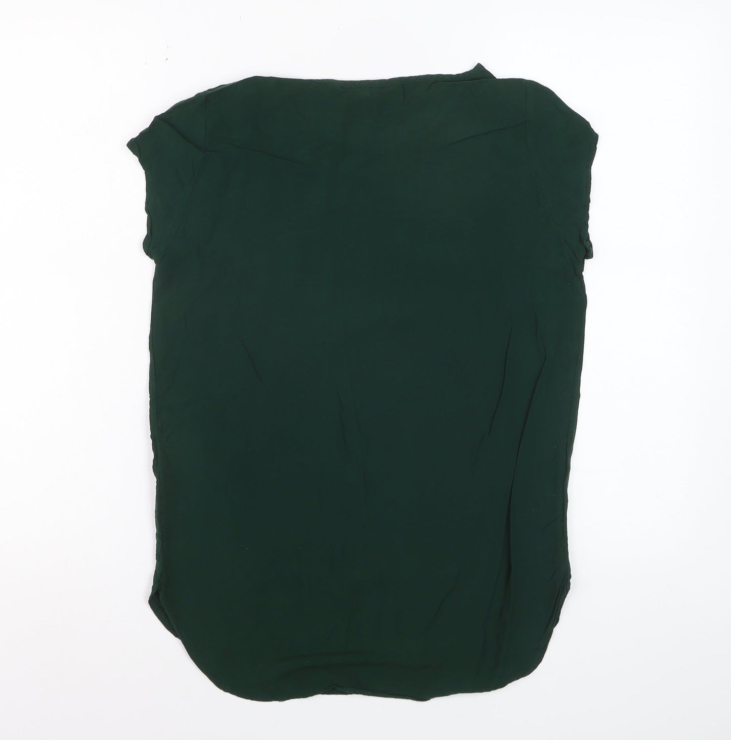Vero Moda Women’s Green Short Sleeve Viscose Blouse Size M