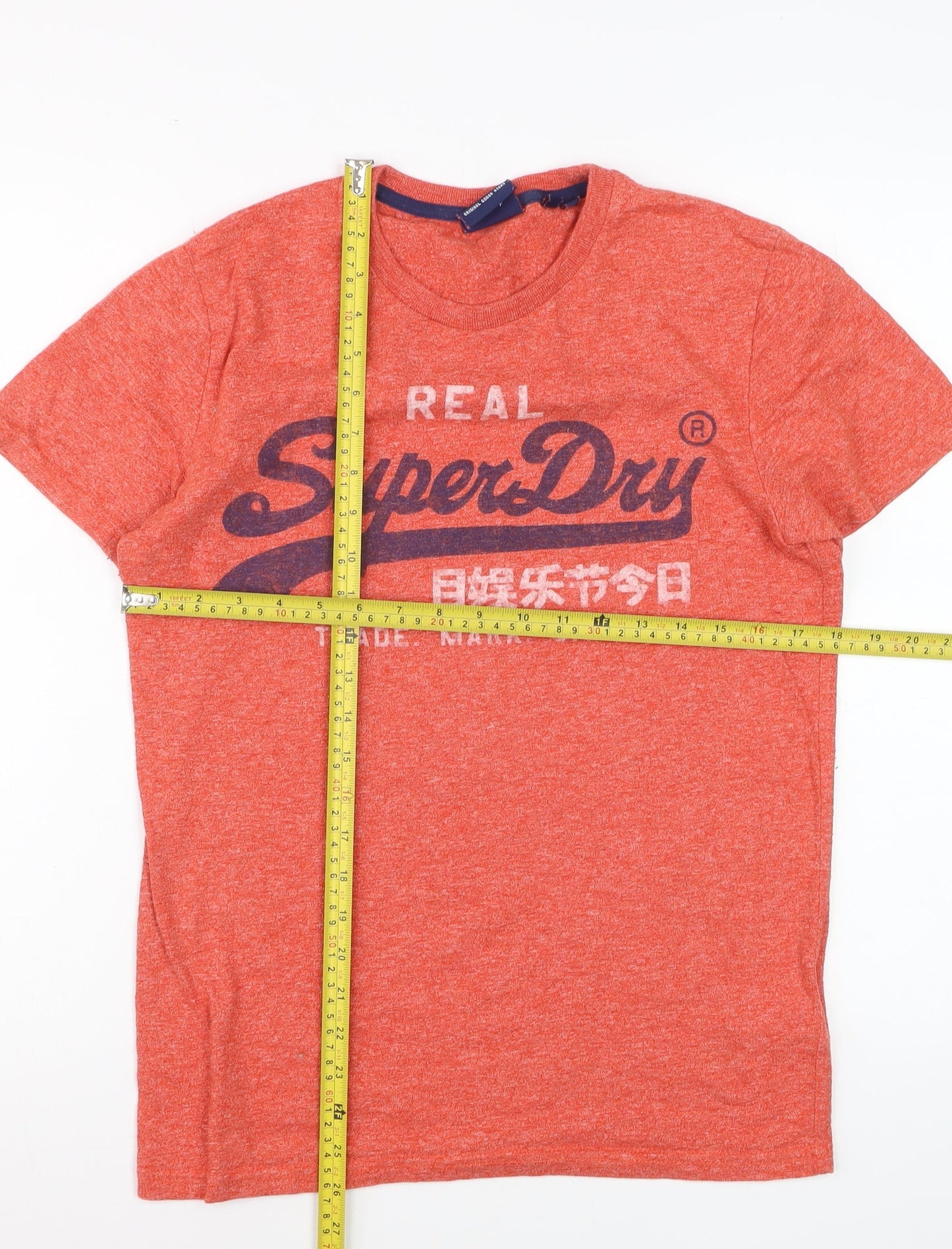 Superdry Vintage Mens Red Graphic Print T-Shirt Size S