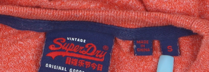 Superdry Vintage Mens Red Graphic Print T-Shirt Size S