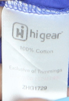 Hi Gear Boys Blue 10 Years Cotton Graphic Print Outdoor T-Shirt
