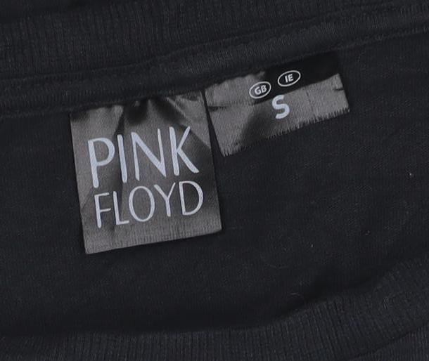Pink Floyd Women's Black Small Band T-Shirt Short Sleeve Cotton
