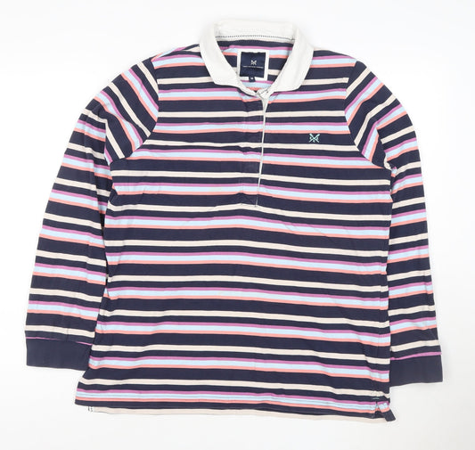 Prewornwholesale purple cropped slim fit active T-shirt with short sleeves and a high neckline.