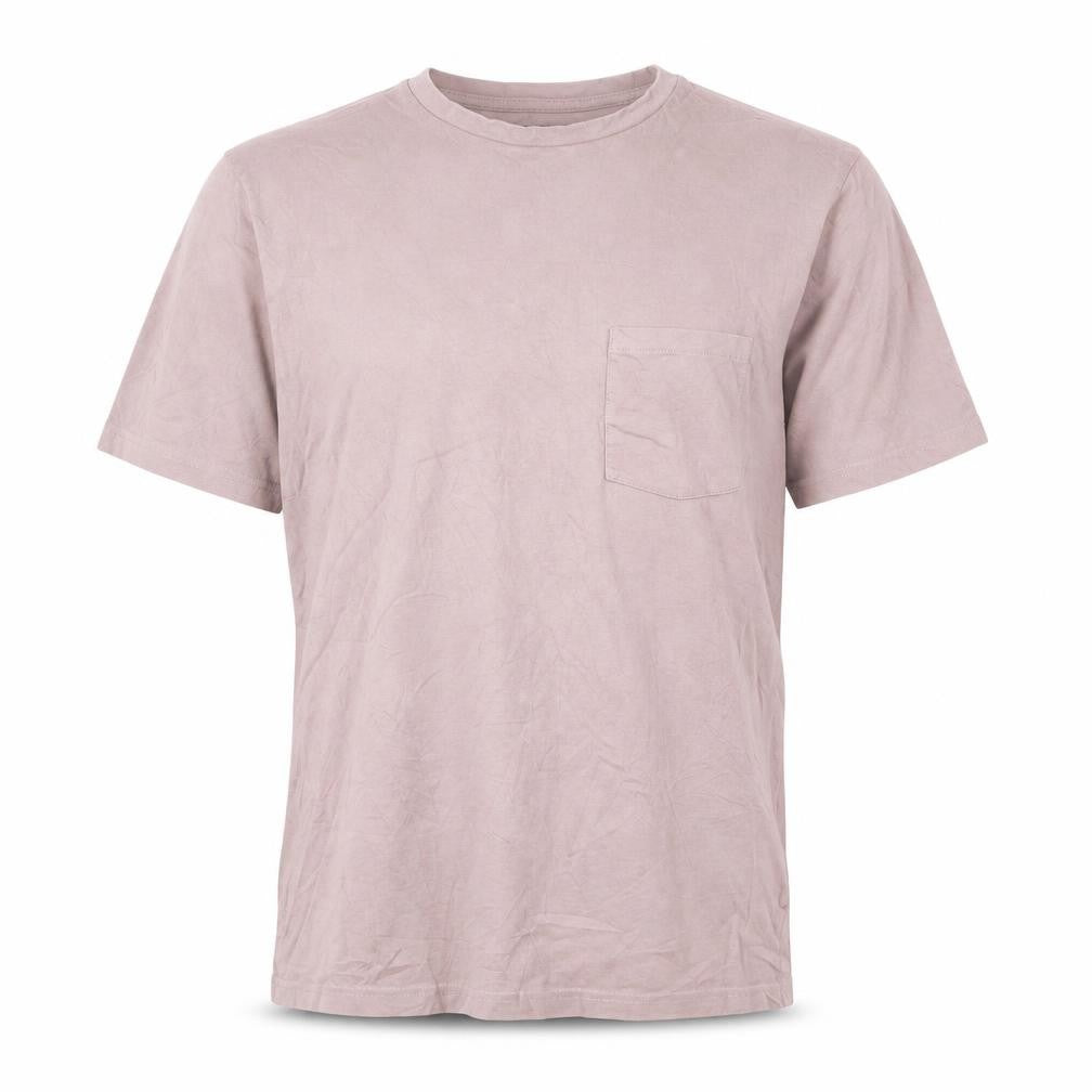 Moss 1851 Men's Pink Slim Fit Cotton Crew Neck Short Sleeve T-Shirt M