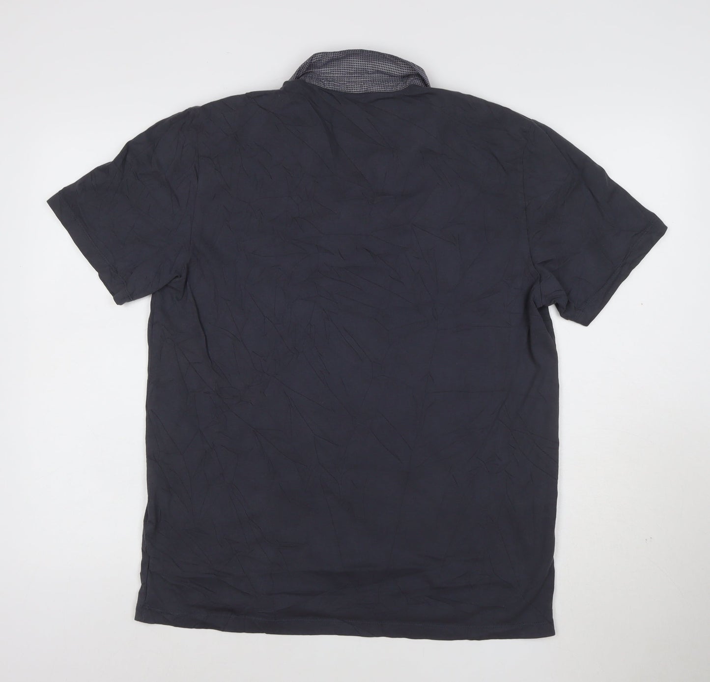 Next Men's Blue Regular Fit Cotton Polo Shirt L